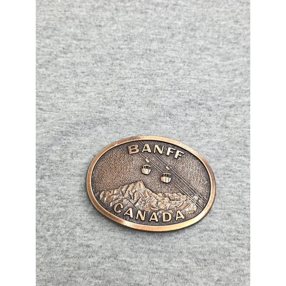 Vintage Banff Canada National Park Commemorative Belt Buckle Souvenir